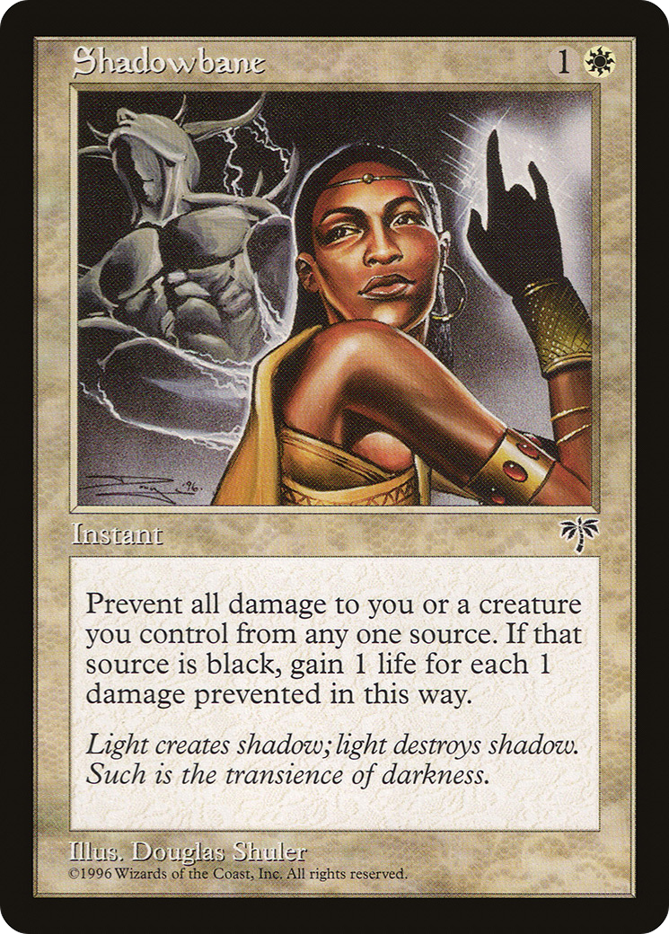 Shadowbane (MIR-038) [Mirage] MTG Single Wizards of the Coast