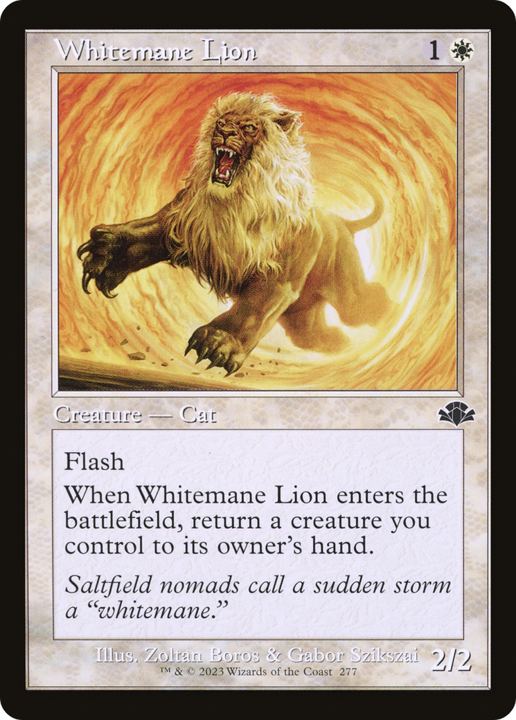 Whitemane Lion (DMR-277) [Dominaria Remastered] MTG Single Wizards of the Coast
