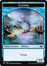 Illusion (005) // Myr (019) Double-Sided Token [Tokens] Modern Horizons Tokens MTG Single Magic: The Gathering