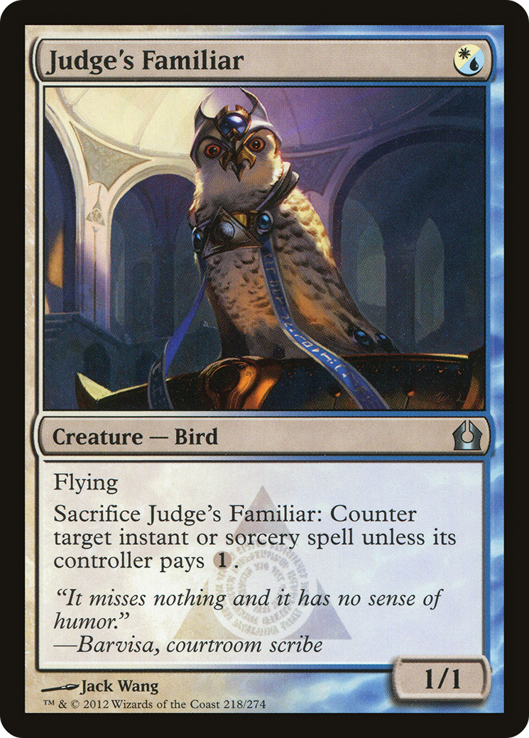 Judge's Familiar (RTR-218) [Return to Ravnica] MTG Single Wizards of the Coast