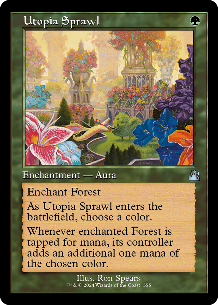 Utopia Sprawl (RVR-355) [Ravnica Remastered] Foil MTG Single Wizards of the Coast