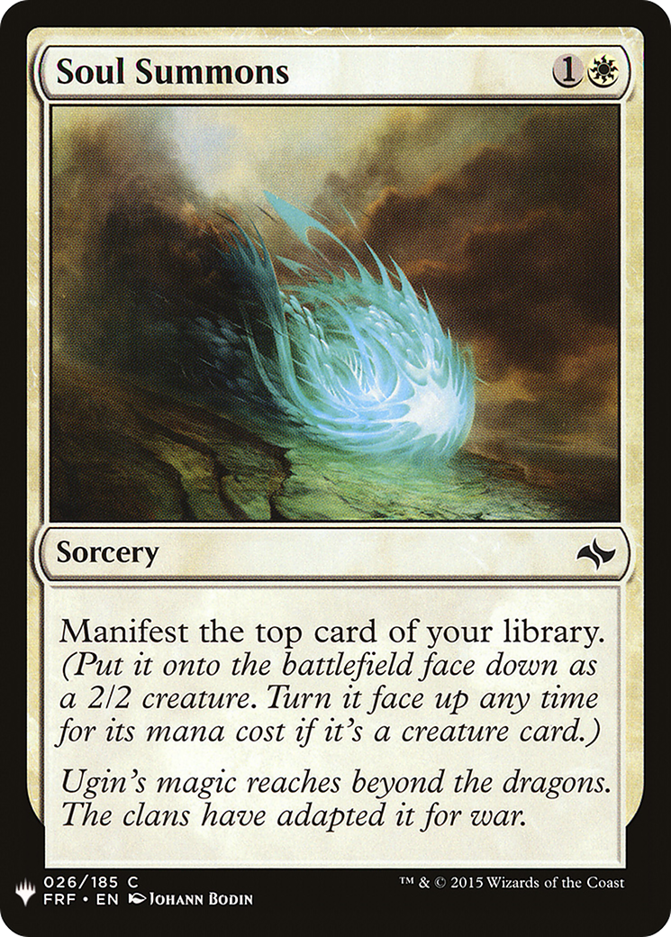 Soul Summons (LIST-FRF-26) [Mystery Booster] The List MTG Single Wizards of the Coast