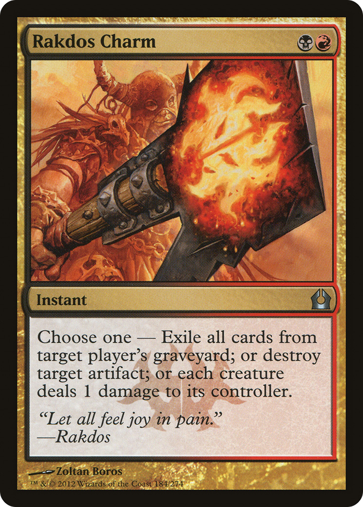 Rakdos Charm (RTR-184) [Return to Ravnica] Foil MTG Single Wizards of the Coast