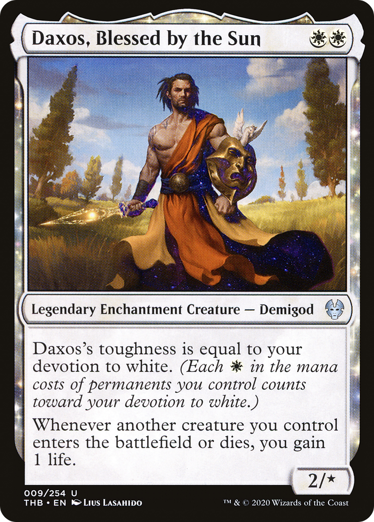 Daxos, Blessed by the Sun (THB-009) [Theros Beyond Death] Foil MTG Single Wizards of the Coast