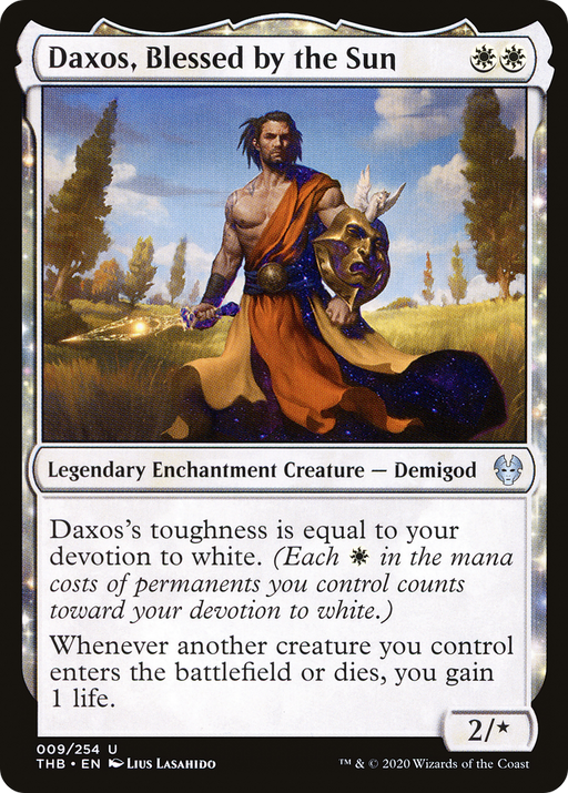 Daxos, Blessed by the Sun (THB-009) [Theros Beyond Death] Foil MTG Single Wizards of the Coast