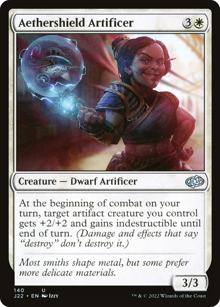 Aethershield Artificer (J22-140) [Jumpstart 2022] MTG Single Wizards of the Coast