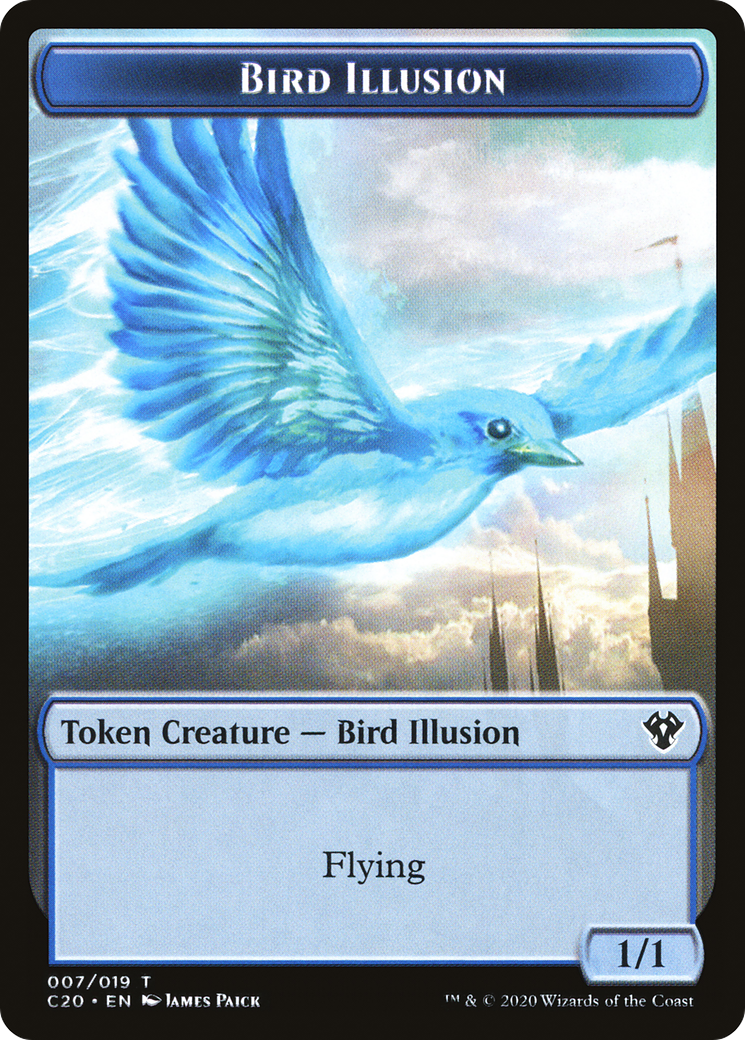 Bird Illusion (TC20-007) [Tokens] Commander 2020 Tokens MTG Single Wizards of the Coast