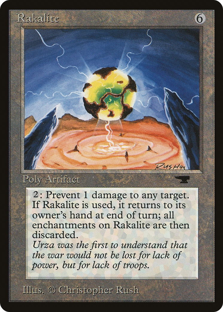 Rakalite (ATQ-) [Oldschool] Antiquities MTG Single Wizards of the Coast