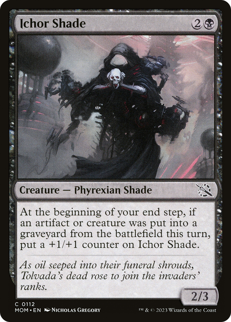 Ichor Shade (MOM-112) [March of the Machine] Foil MTG Single Wizards of the Coast