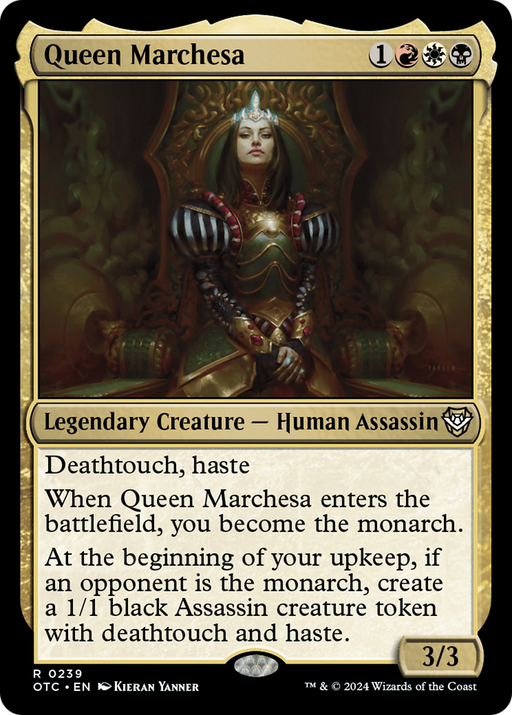Queen Marchesa (OTC-239) [Outlaws of Thunder Junction Commander] MTG Single Wizards of the Coast