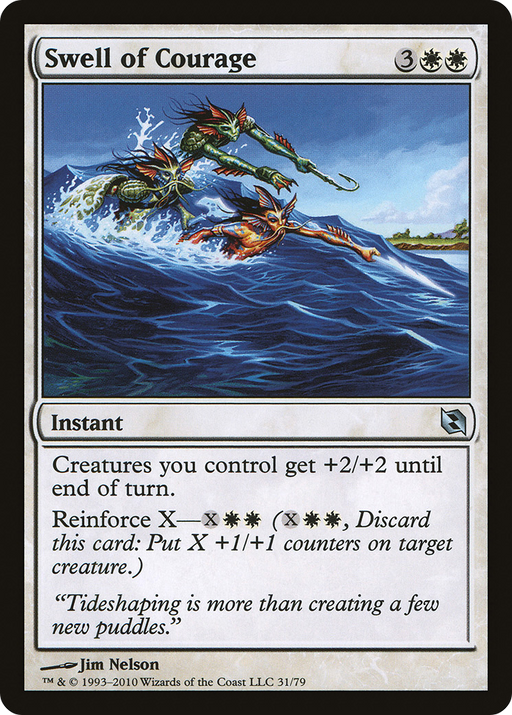 Swell of Courage (DDF-031) [Misc] Duel Decks: Elspeth vs. Tezzeret MTG Single Wizards of the Coast