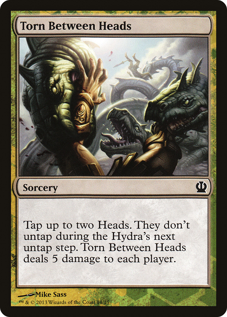 Torn Between Heads (HERO-) [Misc] Face the Hydra MTG Single Wizards of the Coast