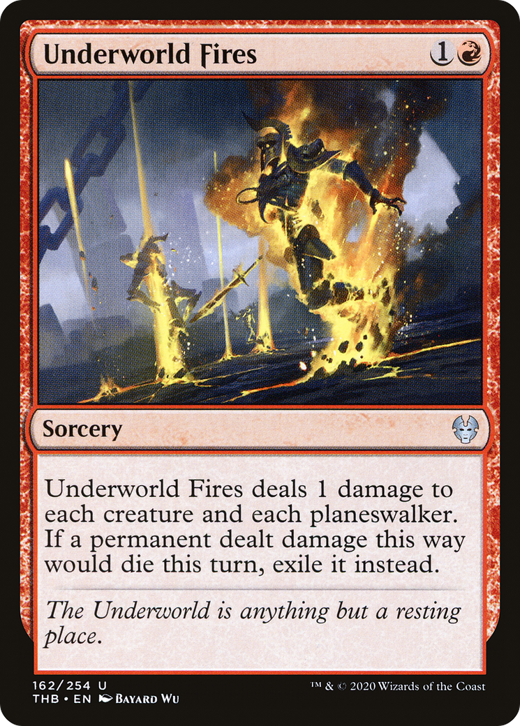 Underworld Fires (THB-162) [Theros Beyond Death] Foil MTG Single Wizards of the Coast