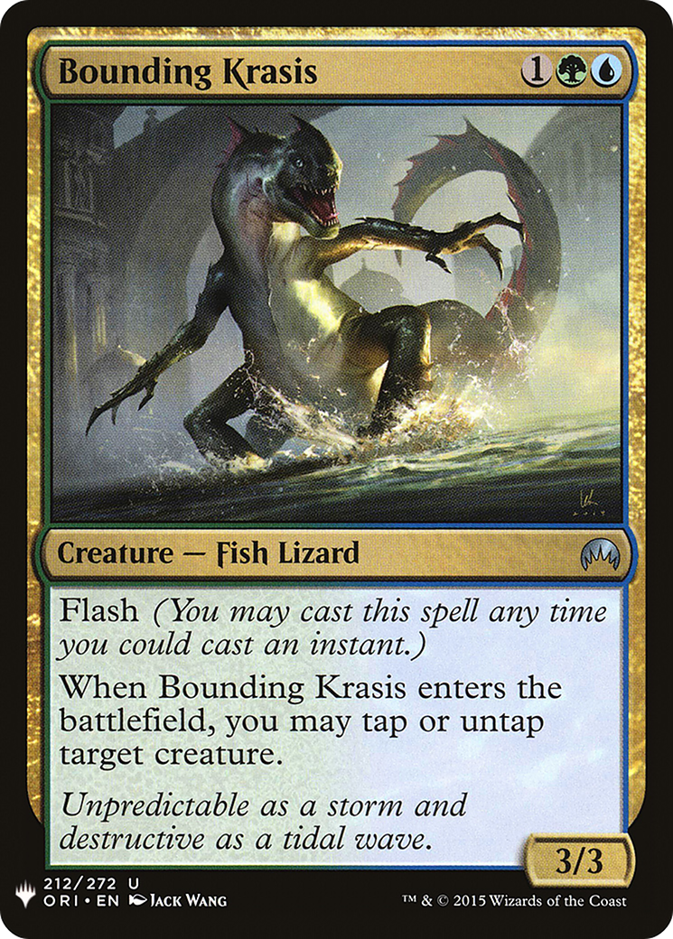 Bounding Krasis (LIST-ORI-212) [Mystery Booster] The List MTG Single Wizards of the Coast