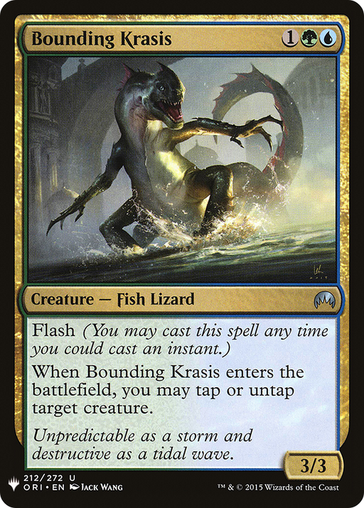 Bounding Krasis (LIST-ORI-212) [Mystery Booster] The List MTG Single Wizards of the Coast