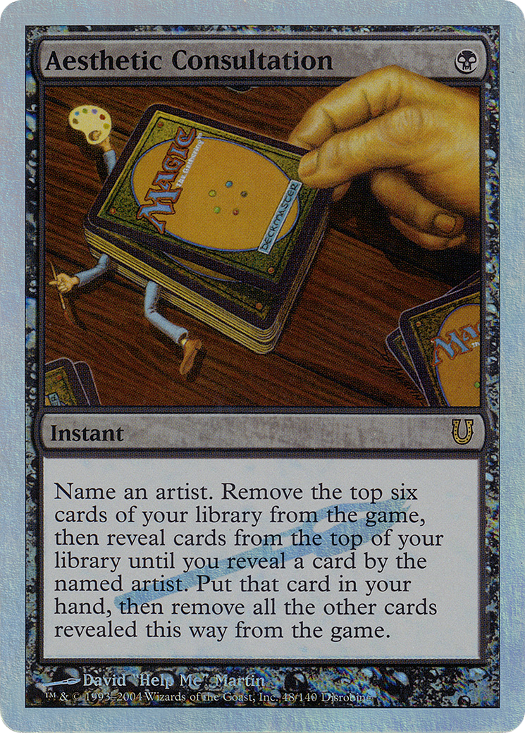 Aesthetic Consultation (Alternate Foil) [Unhinged] MTG Single Magic: The Gathering