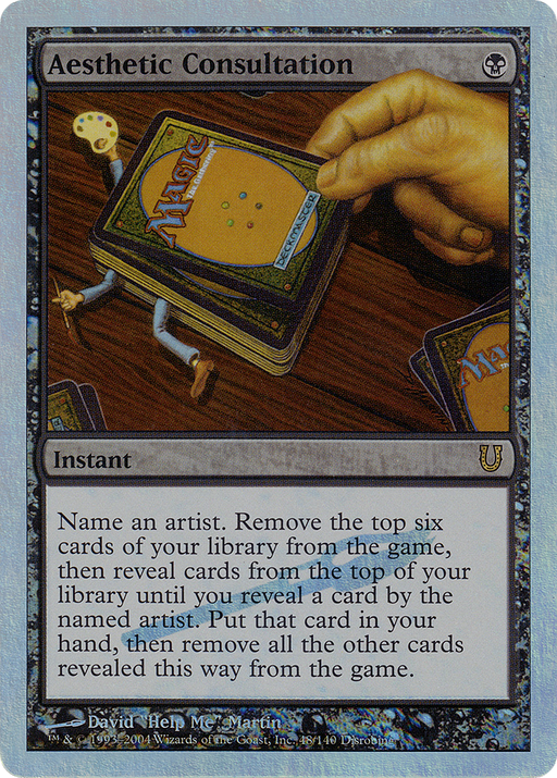 Aesthetic Consultation (Alternate Foil) (UNH-048) [Unhinged] Foil MTG Single Wizards of the Coast