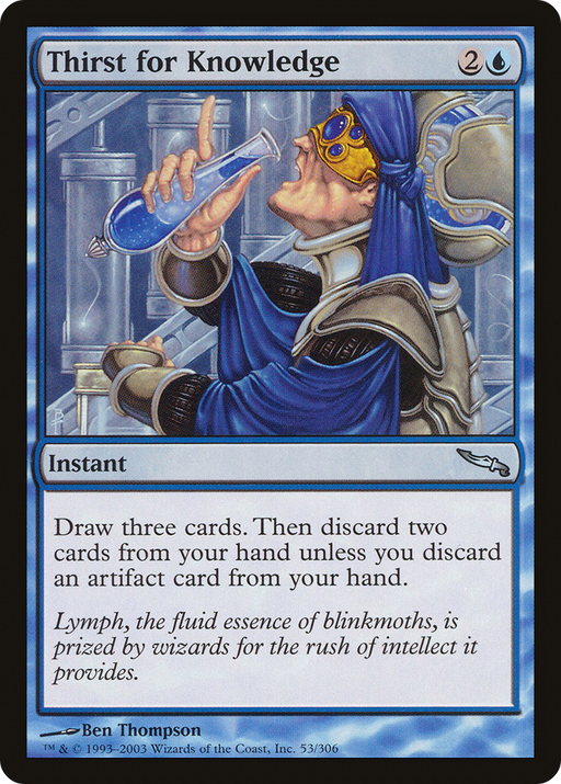 Thirst for Knowledge (MRD-053) [Mirrodin] MTG Single Wizards of the Coast