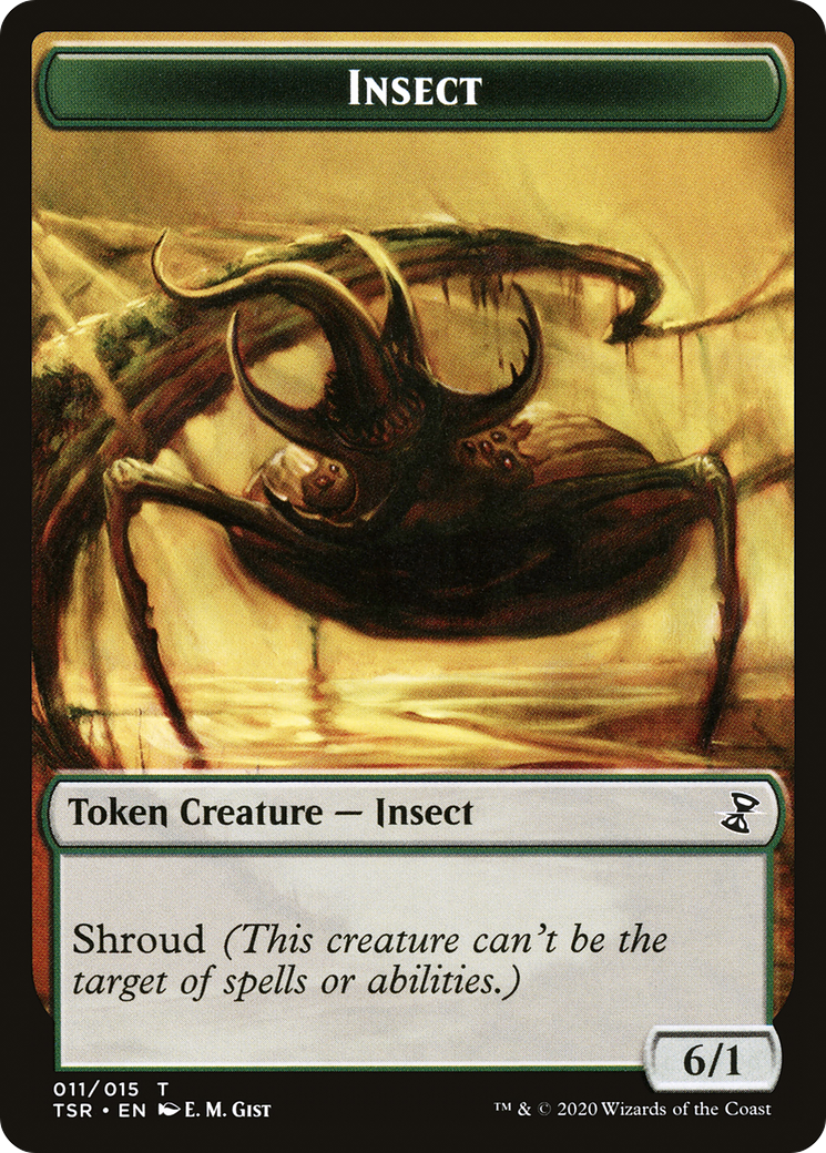 Insect (TTSR-011) [Tokens] Time Spiral Remastered Tokens MTG Single Wizards of the Coast