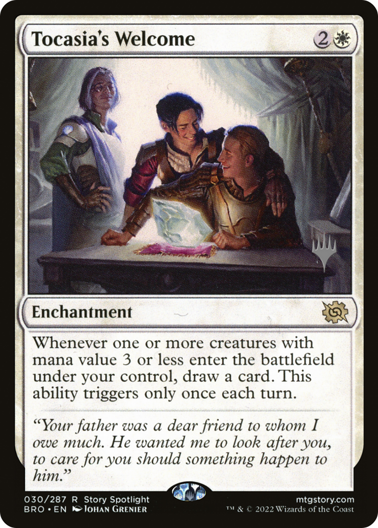 Tocasia's Welcome (PPBRO-030) [The Brothers' War Promos] Foil MTG Single Wizards of the Coast