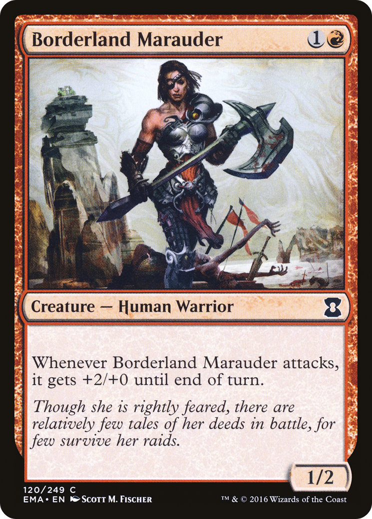 Borderland Marauder (EMA-120) [Eternal Masters] MTG Single Wizards of the Coast