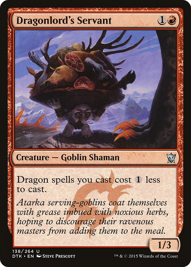 Dragonlord's Servant (DTK-138) [Dragons of Tarkir] MTG Single Wizards of the Coast