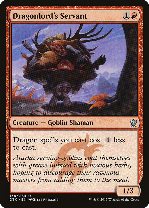 Dragonlord's Servant (DTK-138) [Dragons of Tarkir] MTG Single Wizards of the Coast