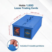 BCW: Card Storage Bin 1600Ct - Blue Storage Boxes & Organizers BCW