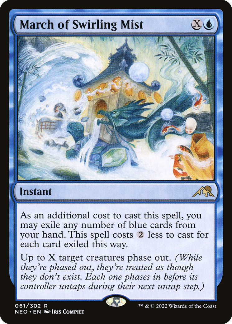 March of Swirling Mist (NEO-061) [Kamigawa: Neon Dynasty] MTG Single Wizards of the Coast