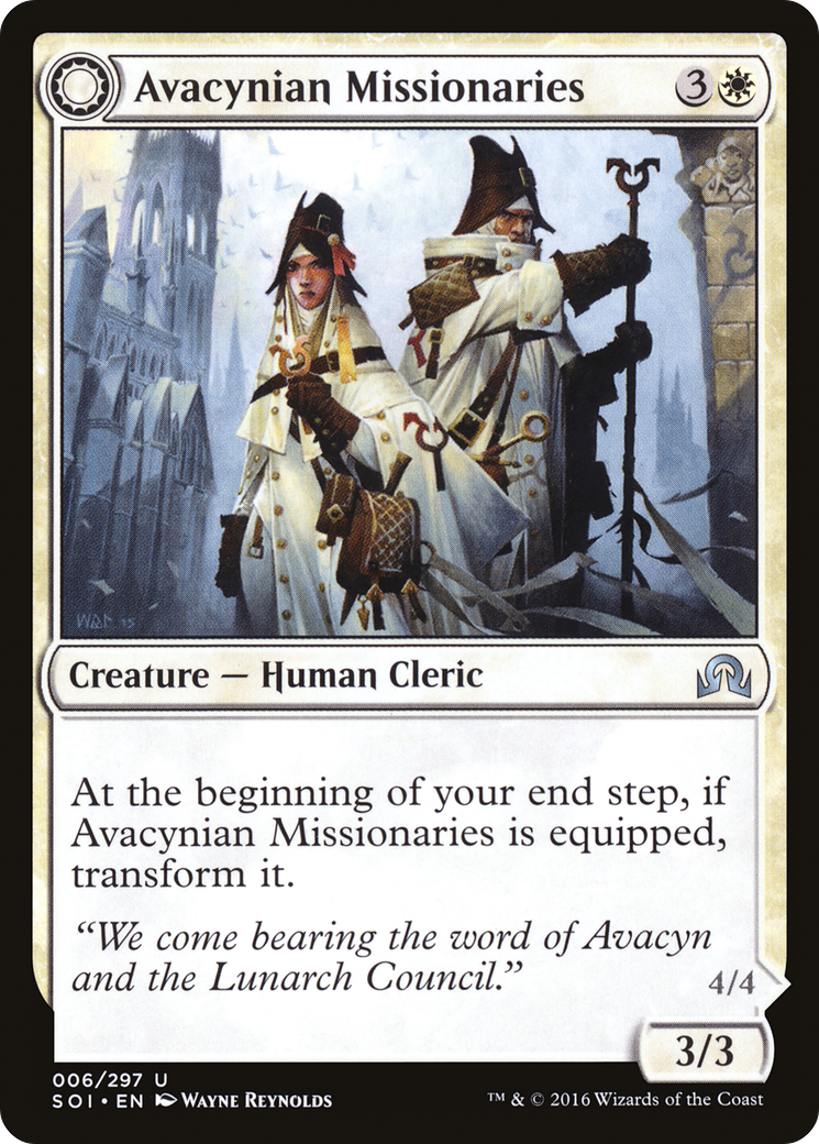 Avacynian Missionaries (SOI-006) [Shadows over Innistrad] Foil MTG Single Wizards of the Coast