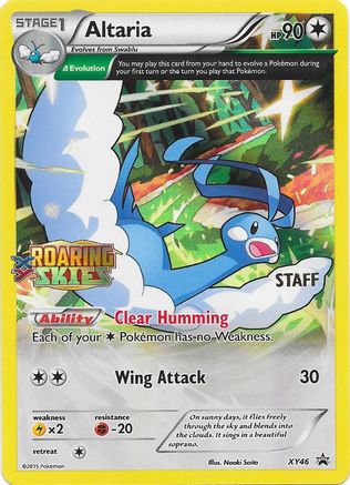 Altaria - XY46 (Prerelease) [Staff] (XY46) - [Promos: XY Promos] Holofoil Pokemon Single Pokémon