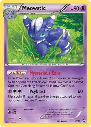 Meowstic - XY48 (/211) Holofoil [Promos: XY Promos] Pokemon Single Pokémon