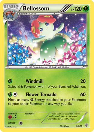 Bellossom (4/98) Reverse Holofoil [XY: Ancient Origins] Pokemon Single Pokémon