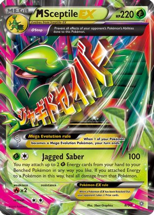 M Sceptile EX (8/98) Holofoil [XY: Ancient Origins] Pokemon Single Pokémon