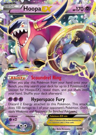 Hoopa EX (36/98) Holofoil [XY: Ancient Origins] Pokemon Single Pokémon