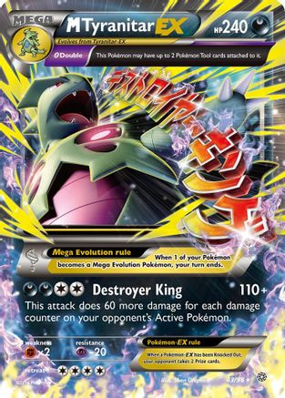 M Tyranitar EX (43/98) Holofoil [XY: Ancient Origins] Pokemon Single Pokémon