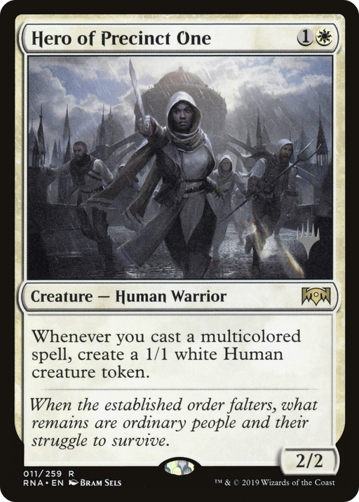 Hero of Precinct One (PPELD-011) [Ravnica Allegiance Promos] Foil MTG Single Wizards of the Coast