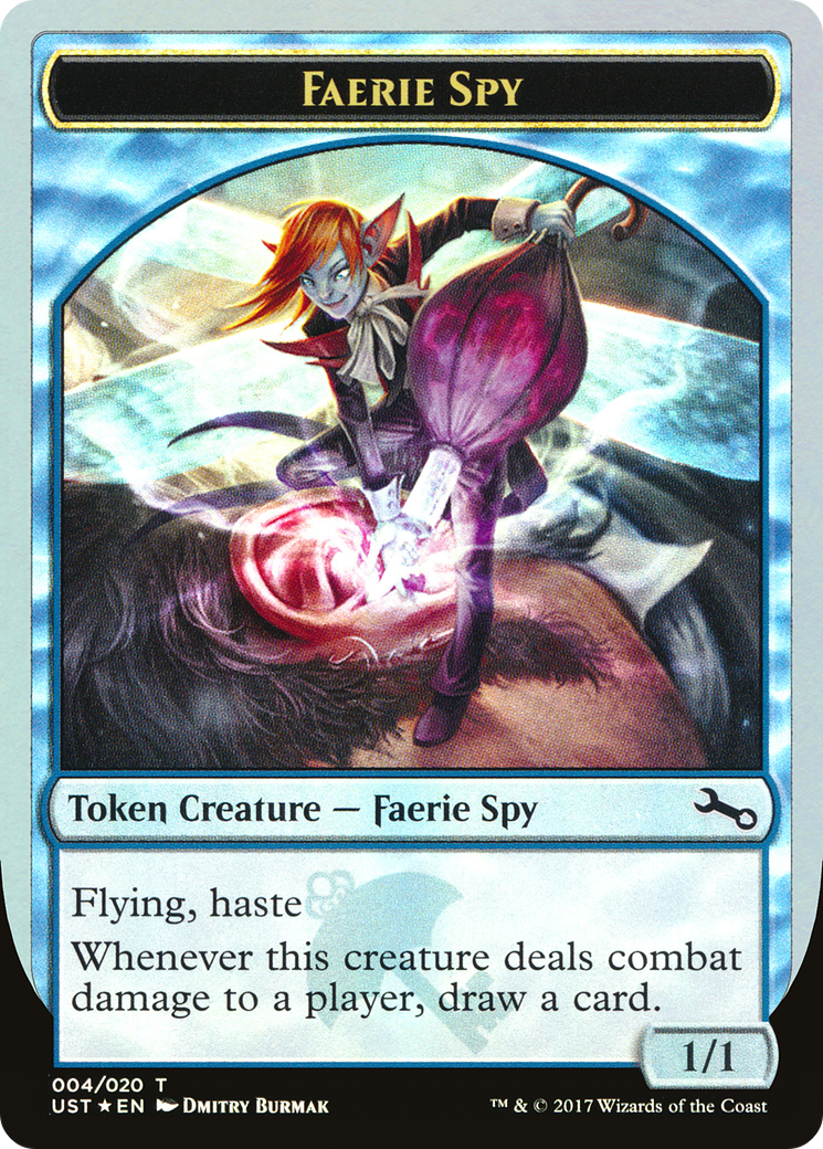 Faerie Spy (UST-004) [Tokens] Unstable Tokens Foil MTG Single Wizards of the Coast