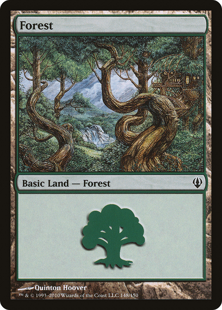 Forest (ARC-148) [Misc] Archenemy MTG Single Wizards of the Coast