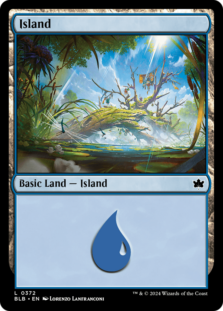 Island (0372) (BLB-372) [Bloomburrow] MTG Single Wizards of the Coast