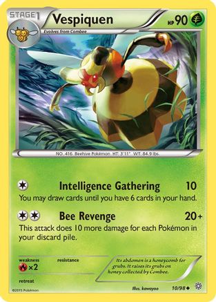 Vespiquen (10/98) Reverse Holofoil [XY: Ancient Origins] Pokemon Single Pokémon