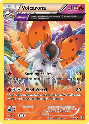 Volcarona (18/98) [XY: Ancient Origins] Pokemon Single Pokémon