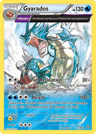 Gyarados (21/98) Reverse Holofoil [XY: Ancient Origins] Pokemon Single Pokémon