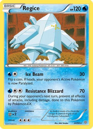 Regice (24/98) [XY: Ancient Origins] Pokemon Single Pokémon