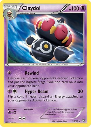 Claydol (/98) [XY: Ancient Origins] Pokemon Single Pokémon