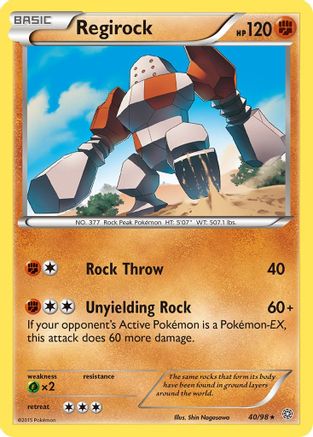 Regirock (40/98) [XY: Ancient Origins] Pokemon Single Pokémon