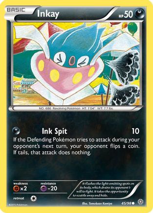 Inkay (45/98) [XY: Ancient Origins] Pokemon Single Pokémon