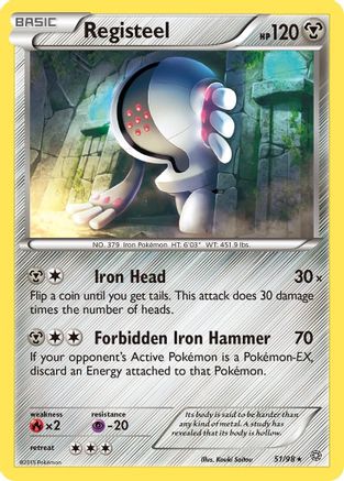 Registeel (51/98) [XY: Ancient Origins] Pokemon Single Pokémon