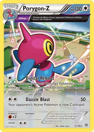 Porygon-Z (67) (67/98) Holofoil [XY Ancient Origins] Pokemon Single Pokémon