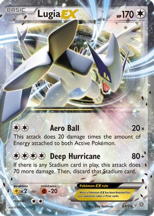 Lugia EX (68/98) Holofoil [XY: Ancient Origins] Pokemon Single Pokémon